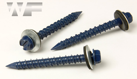 Evolution Masonry Screws with a Slotted Hex Head and Bonded EPDM Washer in Evoshield® image