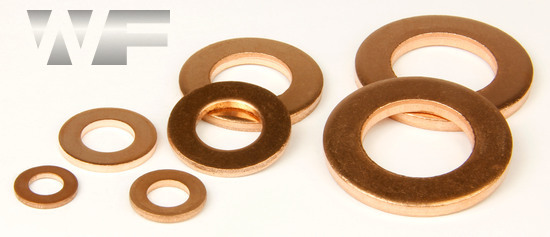 Form A Washers DIN 125A (Similar to ISO 7089) in Copper image