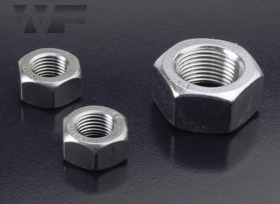Full Hex Nuts Fine Pitch - ISO 8673 (DIN 934) in A4 image