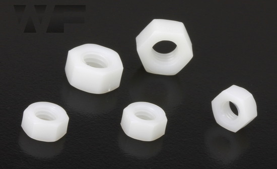 Full Hex Nuts Standard Pitch - ISO 4032 (DIN 934) in Nylon image