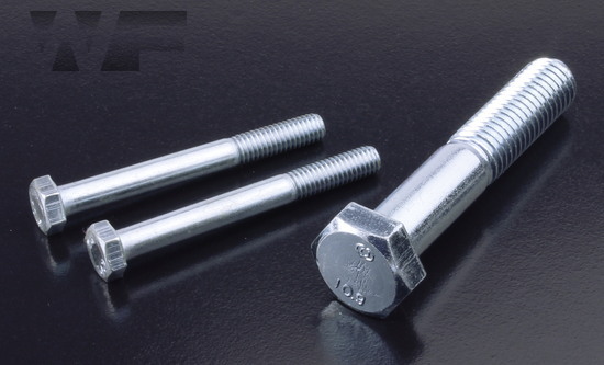Hex Head Bolts DIN 931 (ISO 4014) in BZP-10.9 image