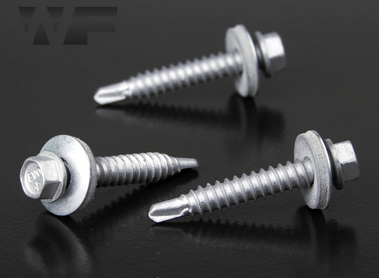 Hex Head Stitching Tek Screws for Light Steel Section and Panels in A2 Stainless Steel image