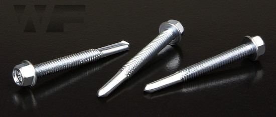 Hex Head Tek Screws for Heavy Steel Section 4.0mm to 12.5mm in A2 Stainless Steel image