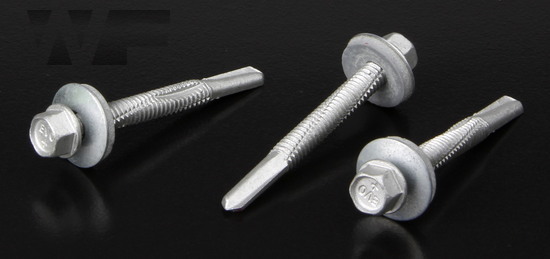 Hex Head Tek Screws for Heavy Steel Section 4.0mm to 12.5mm with Bonded EPDM Washer in Evoshield® image
