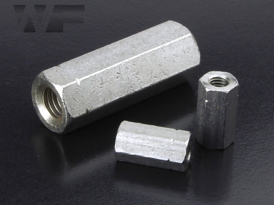 Hexagon Coupler Nut in A2 image
