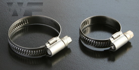 Hose Clips DIN 3017 9mm band in A2 Stainless Steel image