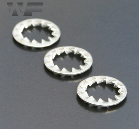 Internal Serrated Lock Washers DIN6798 in A2 image