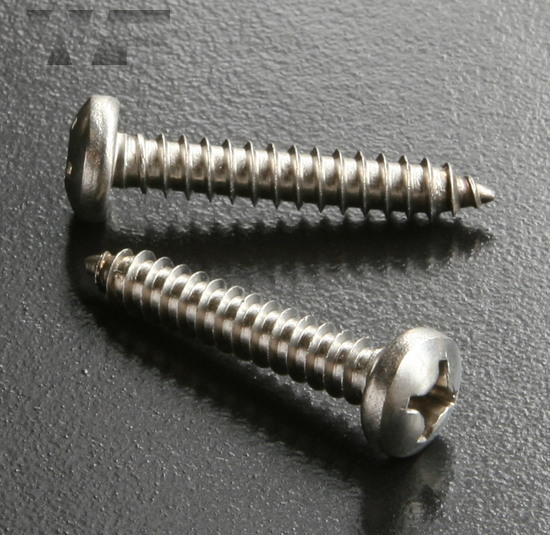 Phillips Pan Head Self Tapping Screws Type C (AB) ISO 7049 (DIN 7981H) in A2 image