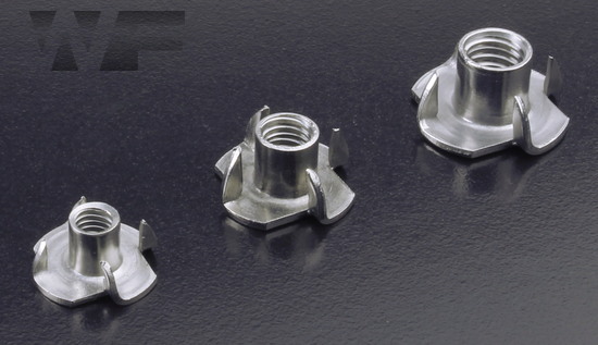 Pronged Tee Nuts (4 Prongs) in A2 image