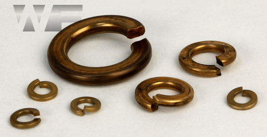 Rectangular Section Spring Washers DIN 127 in Bronze image