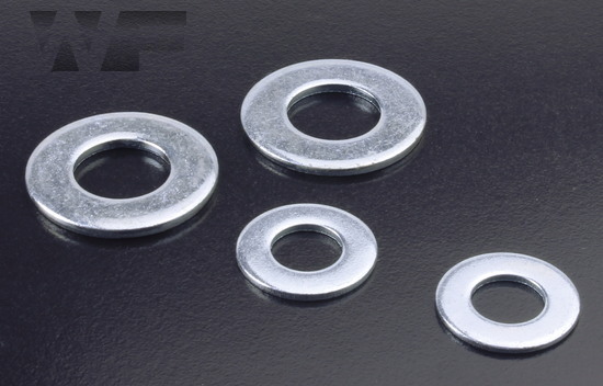 SAE Flat Washers in BZP image