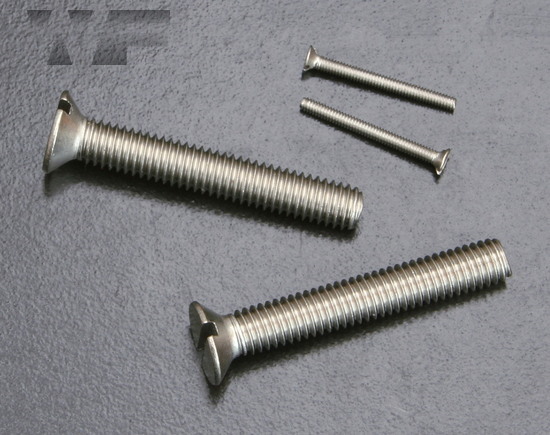 Slotted Csk Machine Screws ISO 2009 (DIN 963) in A2 image