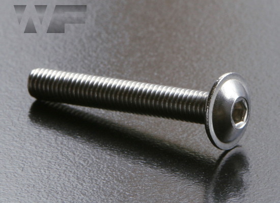 Socket Head Button Screws With Flange ISO 7380 part 2 in A2 image