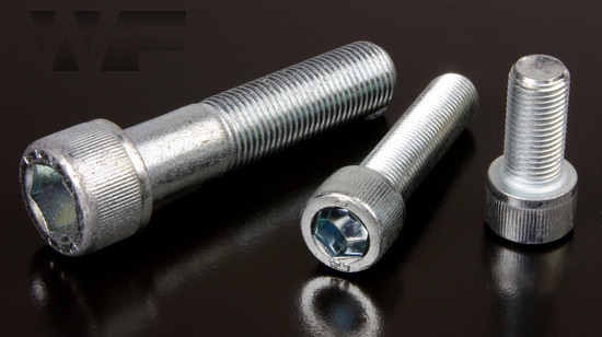 Socket Head Cap Screws With Fine Thread DIN 912 (ISO 4762) in BZP-12.9 image
