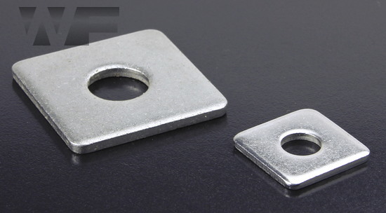 Square Plate Flat Washers DIN 436 in A2 image