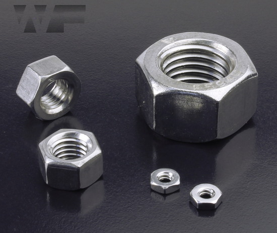 UNC Full Hex Nuts ASME B18.2.2 in A2 image