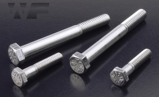 Image of UNC Hex Head Bolts ASME B18. 2.1 in A4 image
