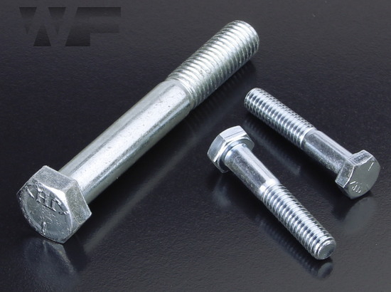Image of UNC Hex Head Bolts ASME B18. 2.1 in BZP-G5 image