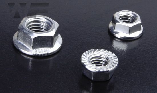 UNC Hex Serrated Flange Nuts in A4 image