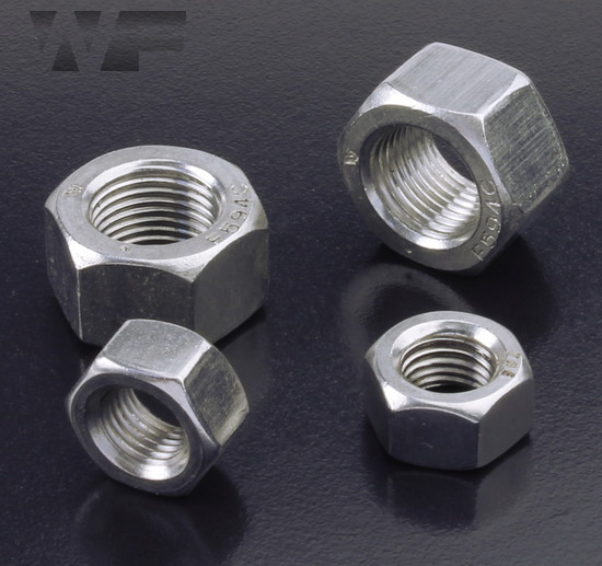 UNF Full Hex Nuts ASME B18.6.3 in A2 image