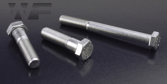 Image of UNF Hex Head Bolts ASME B18. 2.1 in A2 image