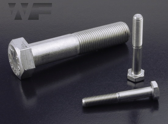 Image of UNF Hex Head Bolts ASME B18. 2.1 in A4 image