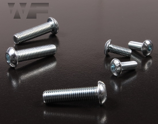 Image of UNF Socket Head Button Screws ASME B18. 3-2003 in BZP image