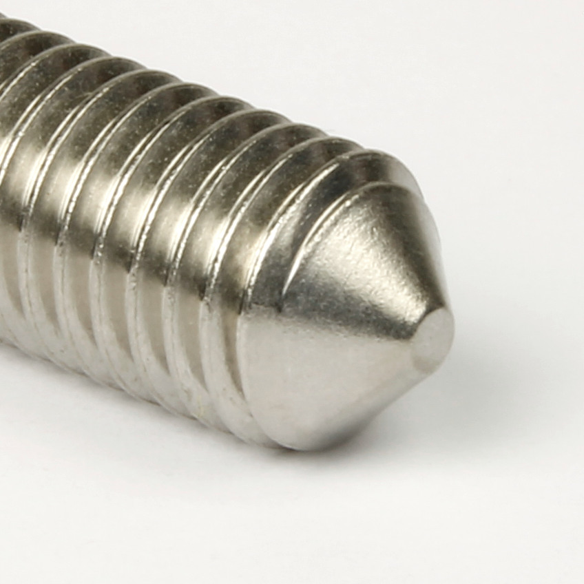 Cone point grub screw