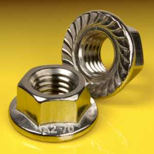 image of Hex Serrated Flange Nuts EN 1661 (DIN 6923)