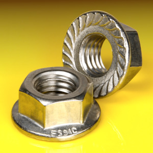 image of UNC Hex Serrated Flange Nuts