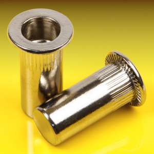 image of Rivet Nut Knurled with Flat Head, Closed Type