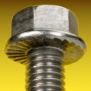 image of UNC Hex Head Flange Bolts with Serrations