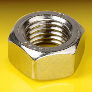 image of Full Hex Nuts With Left Hand Thread (DIN 934)