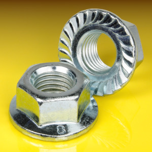 image of Hex Serrated Flange Nuts EN 1661 (DIN 6923)