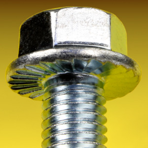 image of UNC Hex Head Flange Bolts with Serrations