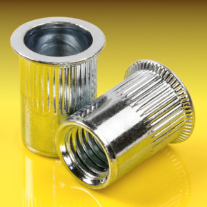 image of Rivet Nut Knurled with Countersunk Head, Open Type