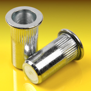image of Rivet Nut Knurled with Flat Head, Closed Type
