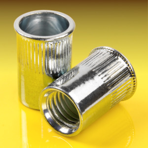 image of Rivet Nut Knurled with Reduced Countersunk Head, Open Type