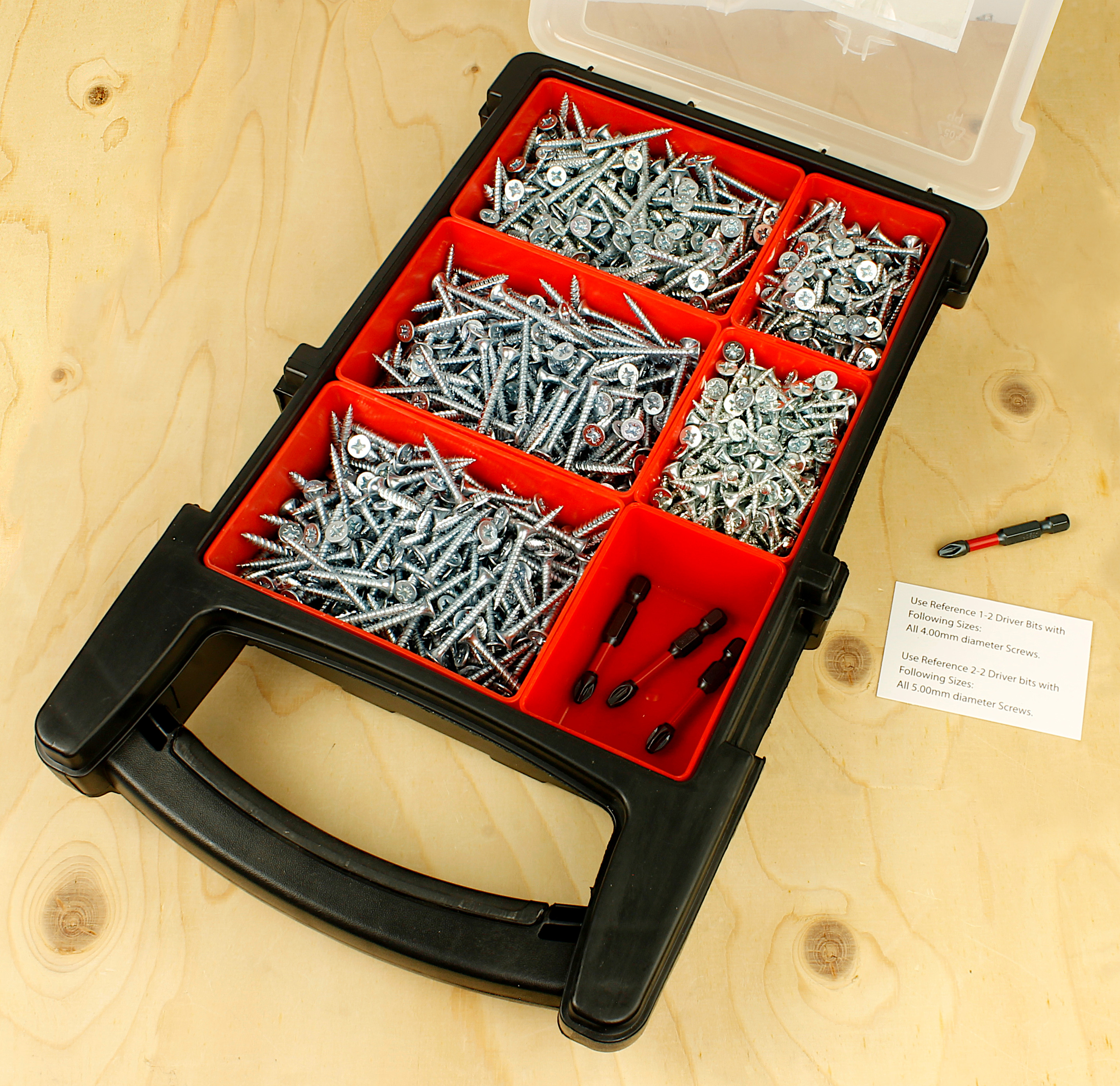 Ulti-Mate Bright Zinc Multiboard 1300 Screw Site Pack