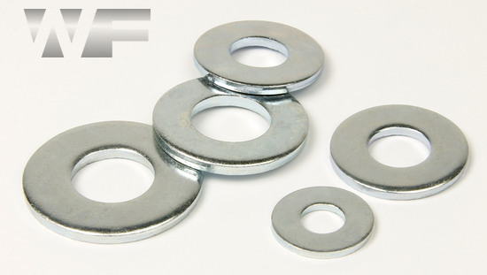 British Standard 3410 Table 4 Imperial Flat Washers, Heavy Pattern in BZP image