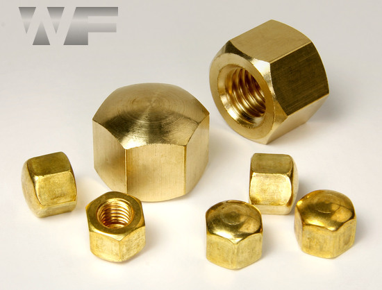 Cap Nuts DIN 917 in BRASS image