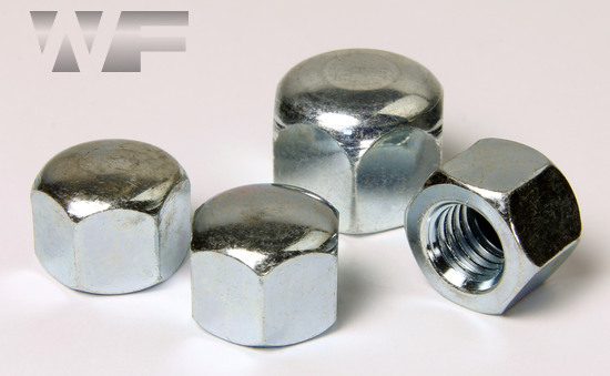 Cap Nuts DIN 917 in BZP image