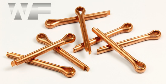 Cotter Split Pins (DIN 94) in Copper image