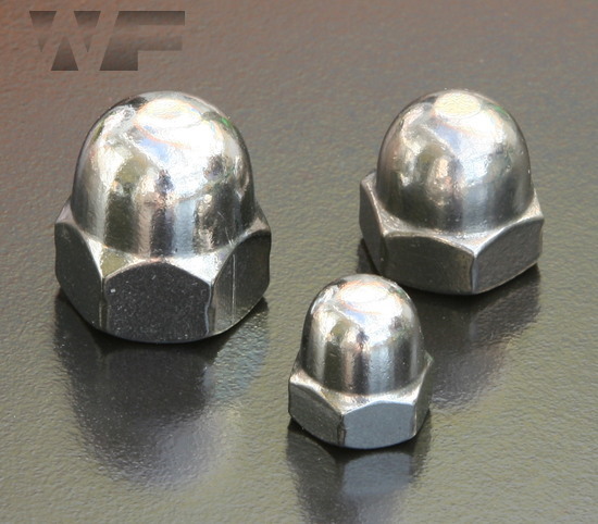 Dome Nuts Standard Pitch DIN 1587 in A2 image
