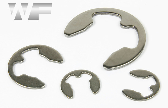 E Clip Retaining Rings to DIN 6799 in SS1.4122 image