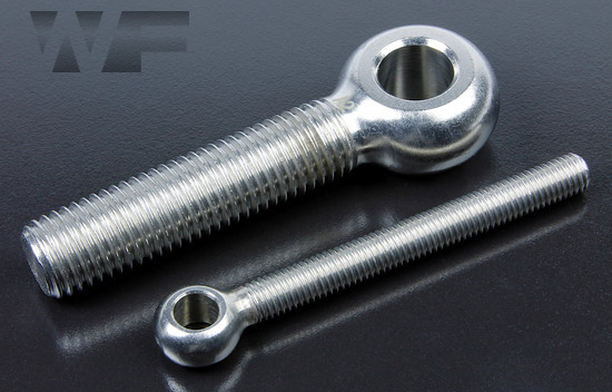 Eye Bolt DIN 444 Type LB / Swing Bolt with Full Thread in A2 image