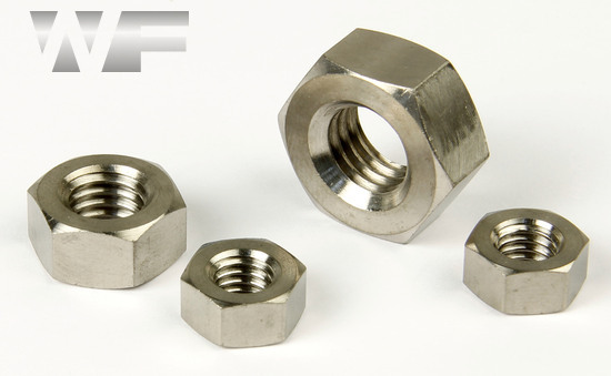 Full Hex Nuts Standard Pitch - DIN 934 (ISO 4032) in Ti-G2 image