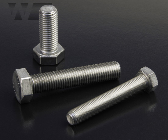 Hex Head Setscrews With Metric Fine Pitch Thread DIN 961 in A2 image