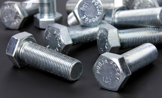 Hex Head Setscrews with fine pitch DIN 961 in BZP-10.9 image