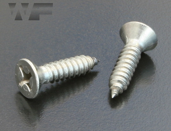 Phillips Csk Self Tapping Screws Type C (AB) DIN 7982 / ISO 7050 in A2 image